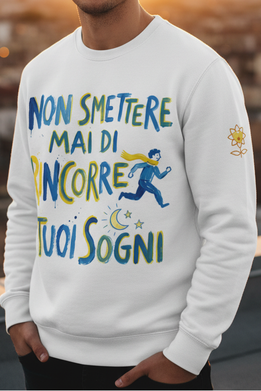 Non Smettere Mai Unisex Premium Sweatshirt - Alivwood