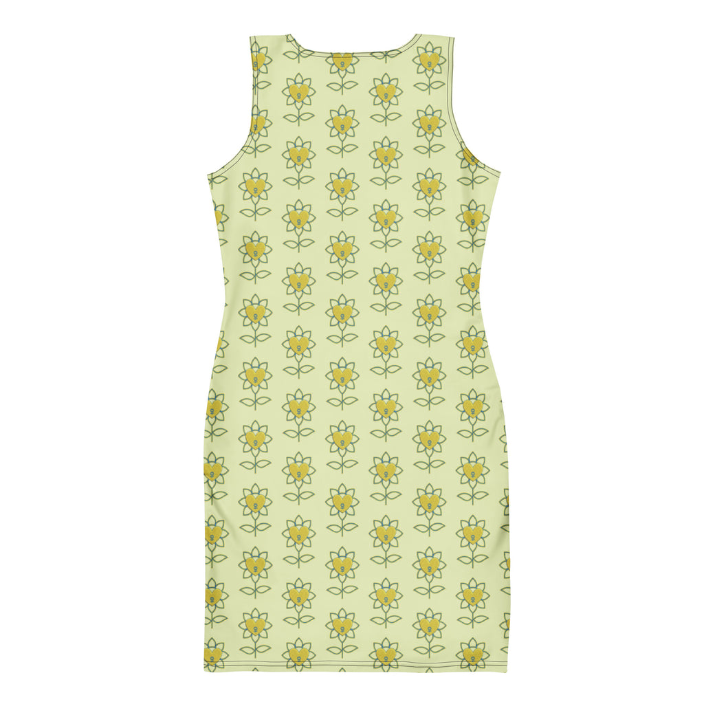 Flower Bodycon dress - Alivwood