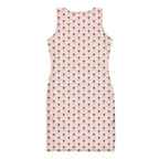 Flower pink Bodycon dress - Alivwood
