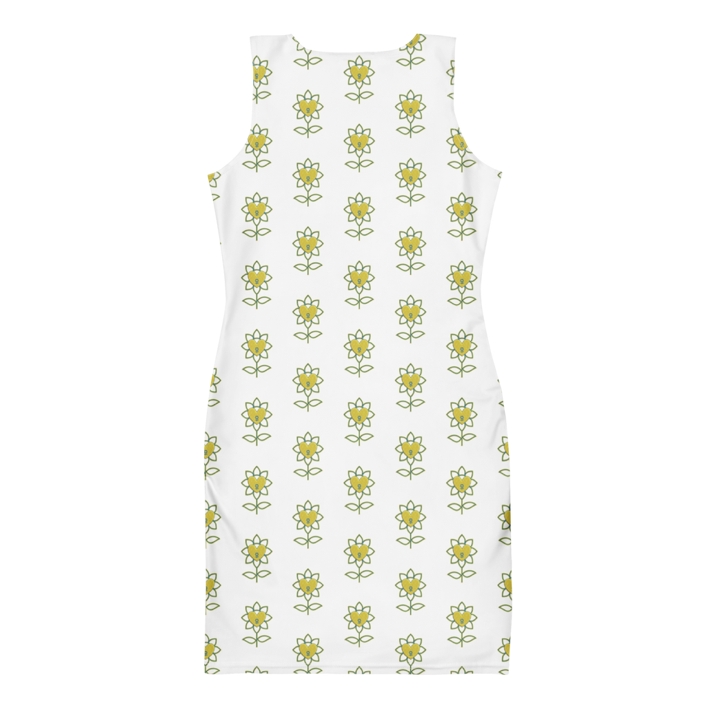 Flower Bodycon dress - Alivwood