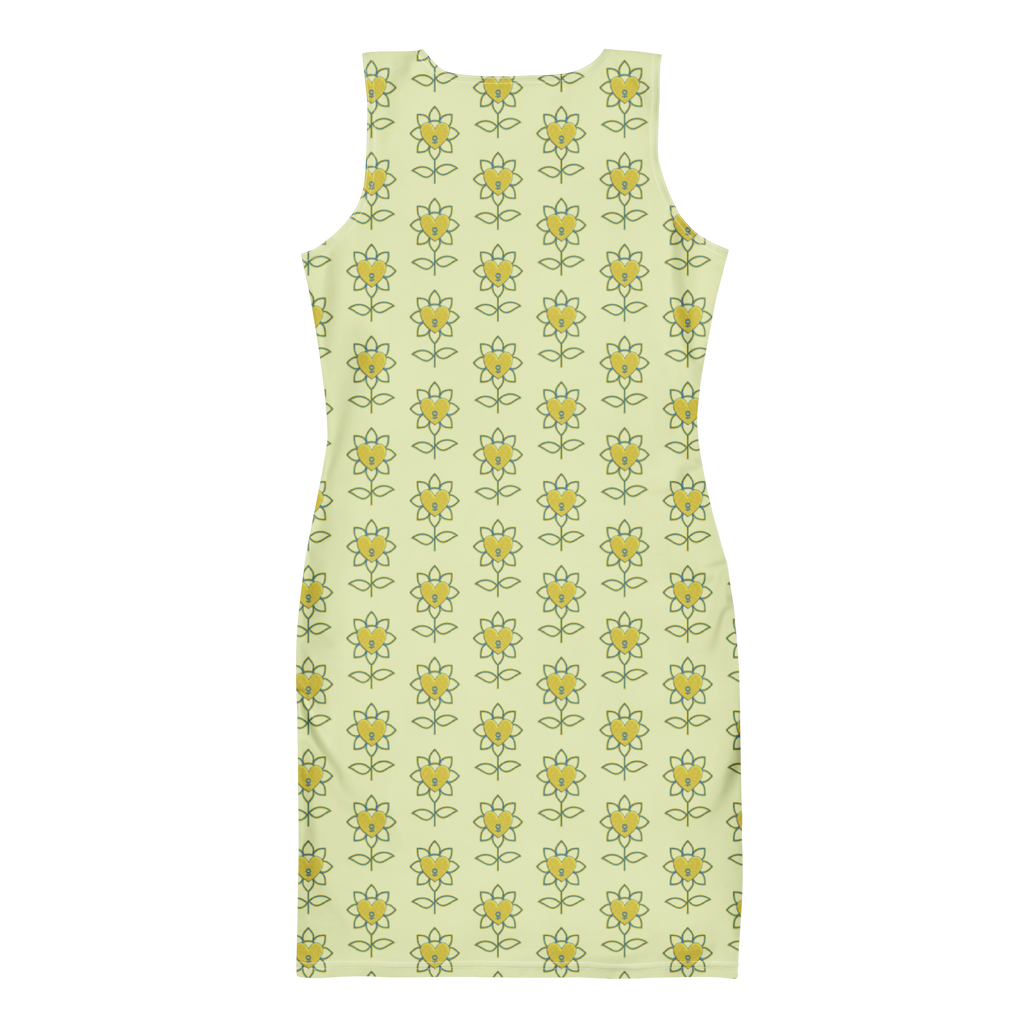 Flower Bodycon dress - Alivwood