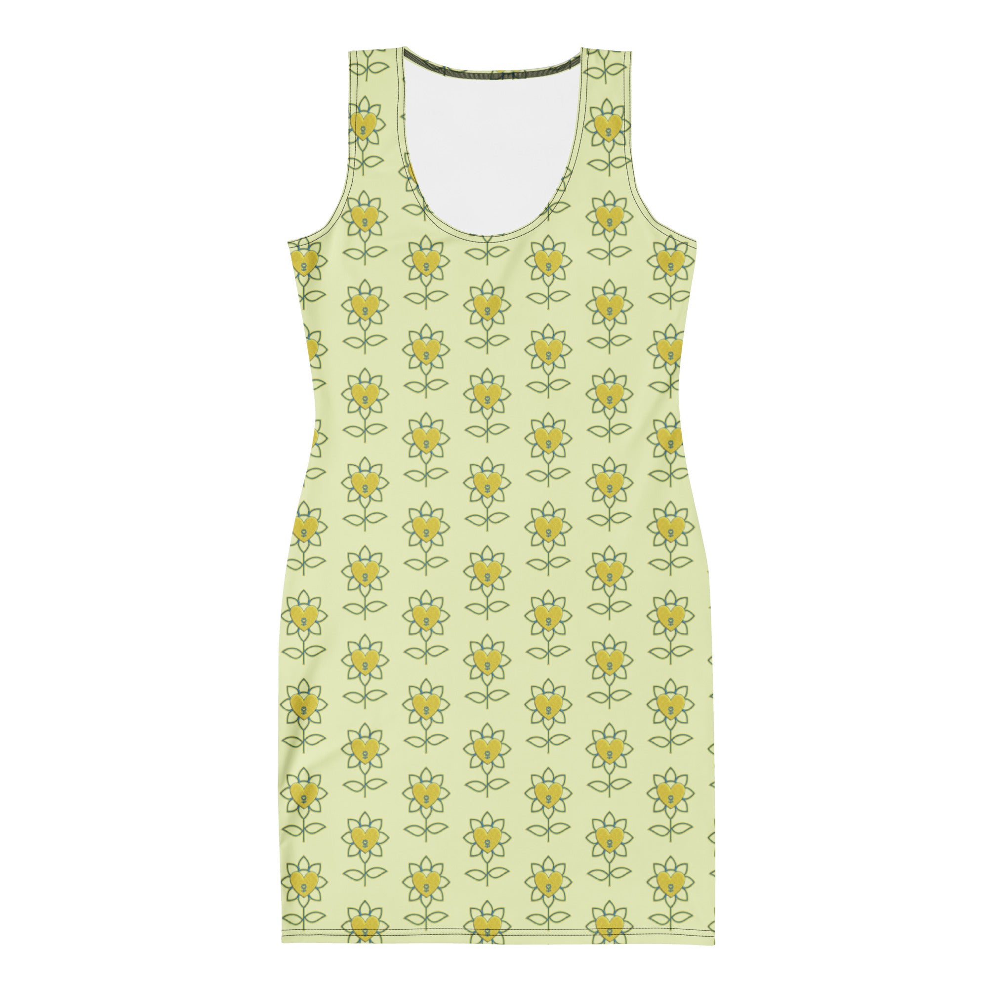 Flower Bodycon dress - Alivwood