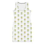 Flower Bodycon dress - Alivwood