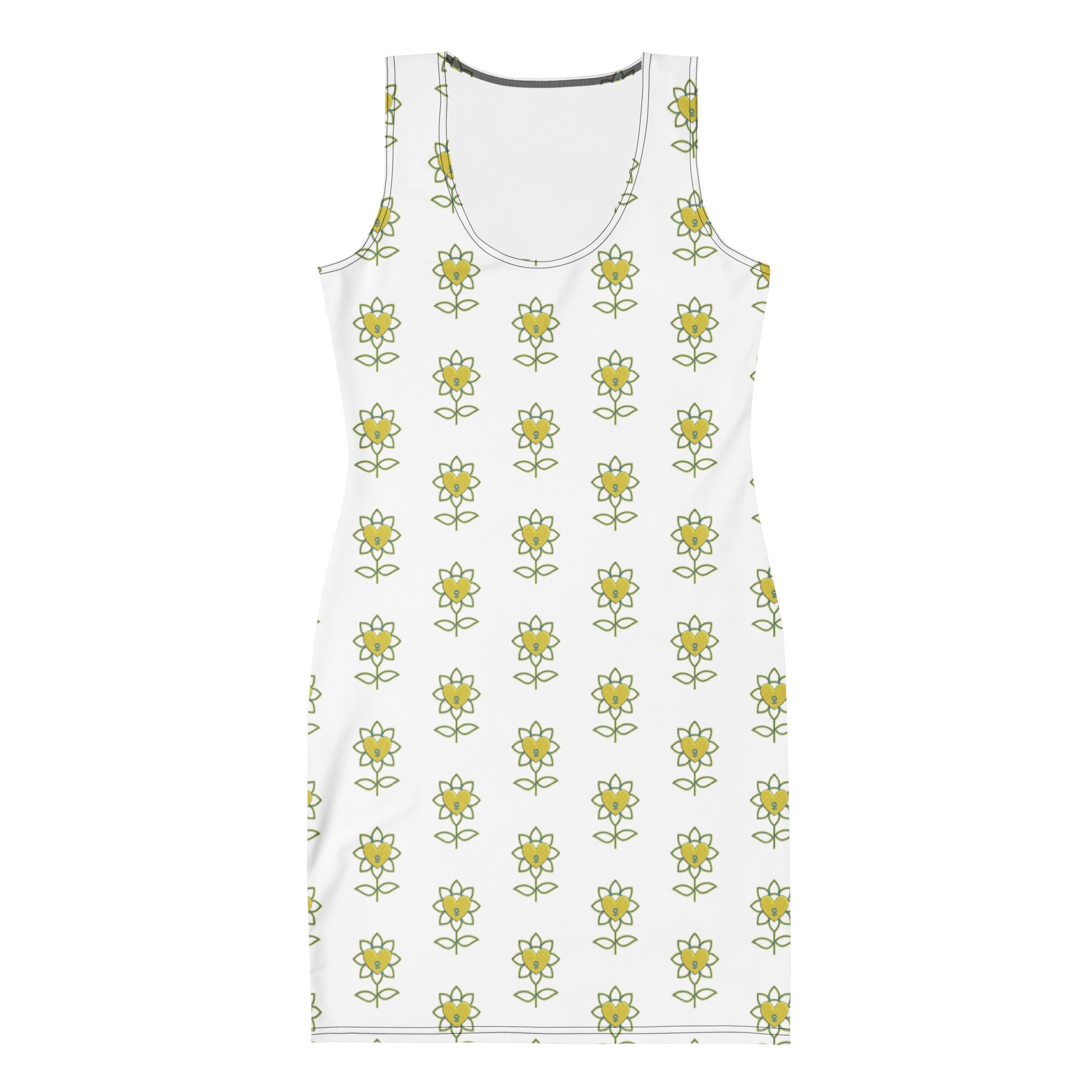 Flower Bodycon dress - Alivwood