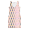 Flower pink Bodycon dress - Alivwood
