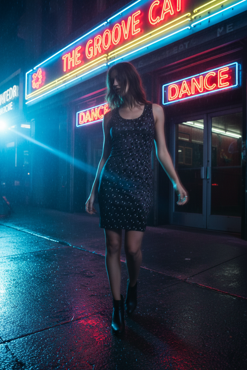 Tears and Heart Black Bodycon dress - Alivwood