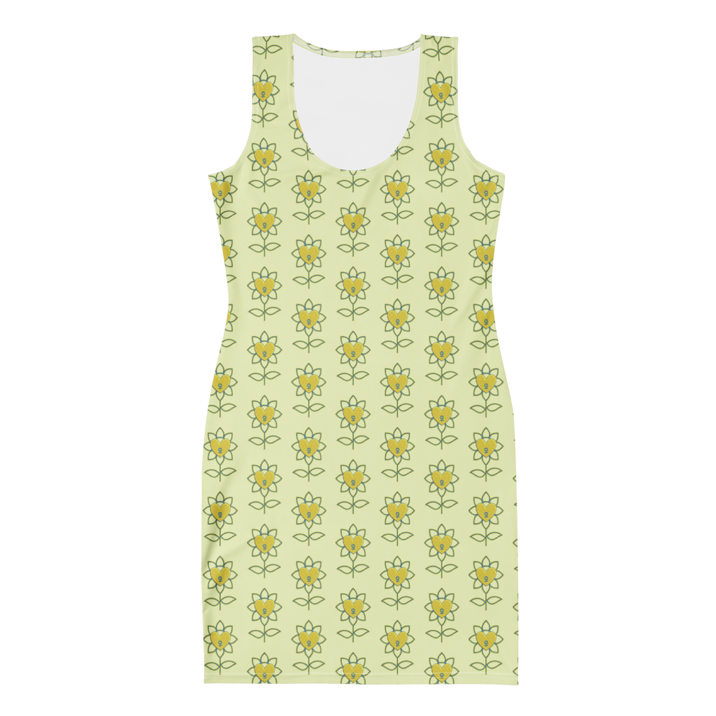 Flower Bodycon dress - Alivwood