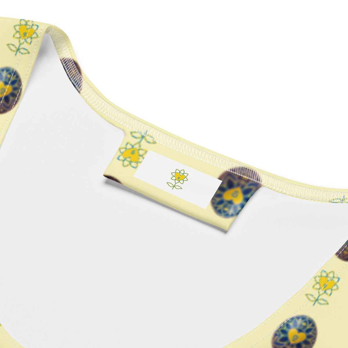Flower and Pysanky Bodycon dress - Alivwood
