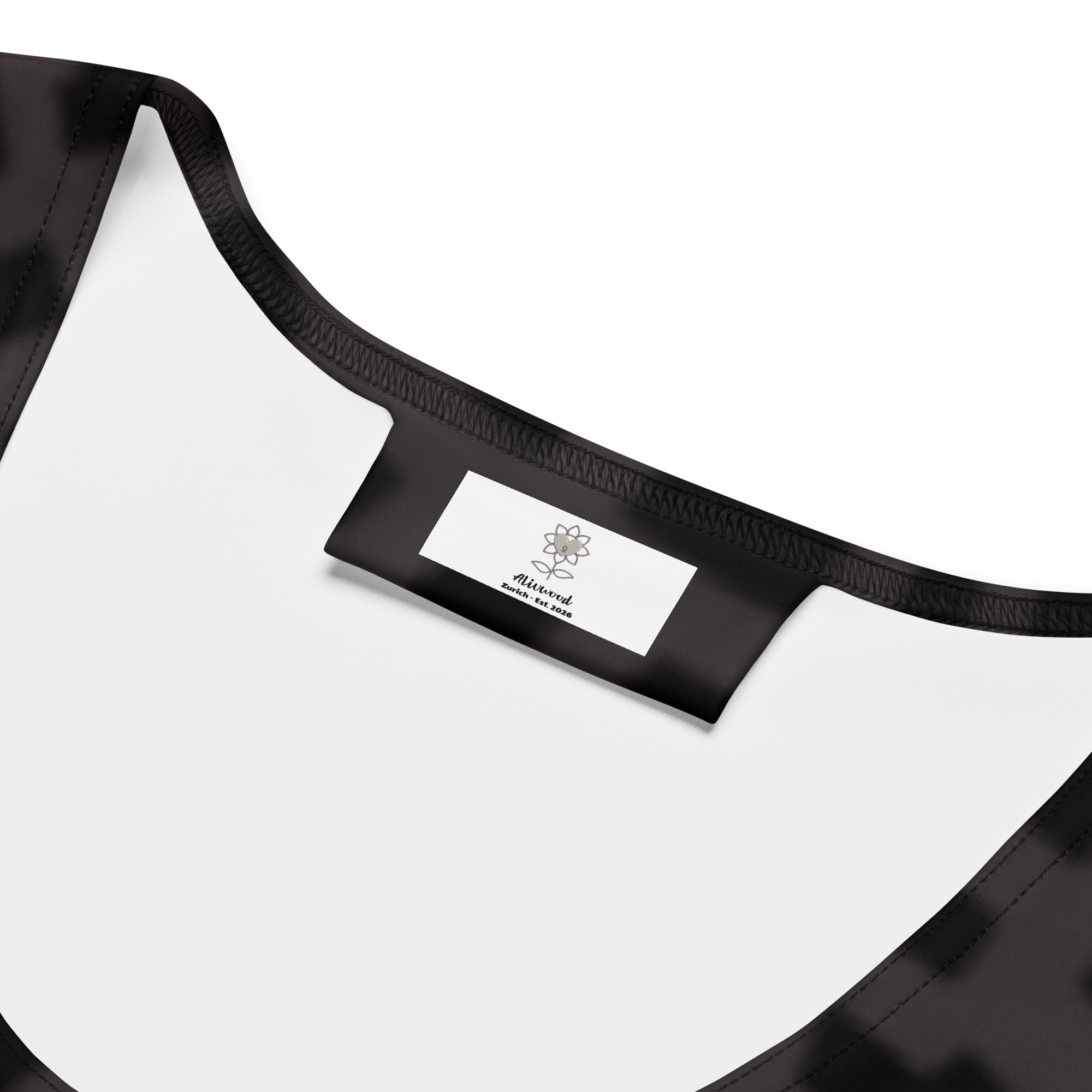 Maze and Sunflower Black low Bodycon dress - Alivwood