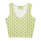 Flower Cotton crop top - Alivwood