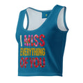 I miss everything Cotton crop top - Alivwood