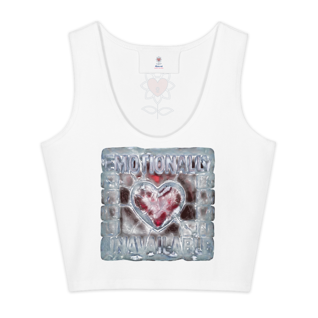 Emotionally Unavailable Cotton crop top - Alivwood