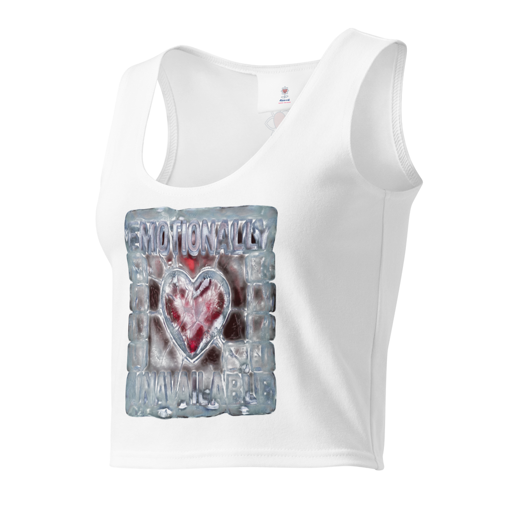 Emotionally Unavailable Cotton crop top - Alivwood