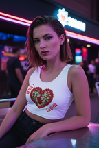 What more? Cotton crop top - Alivwood