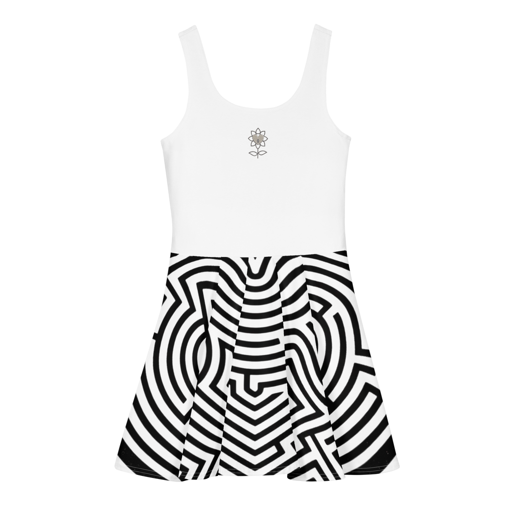No Way Out Cotton skater dress - Alivwood