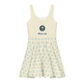 Logo Alivwood Blue Jeans Cotton skater dress - Alivwood