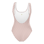 Flower Pink One-Piece Swimsuit - Alivwood