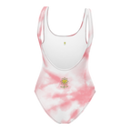Alivwood Three Sunflowers Melange Pink One-Piece Swimsuit - Alivwood