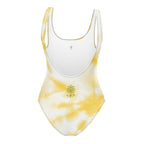 Alivwood Three Sunflowers Melange Yellow One-Piece Swimsuit - Alivwood
