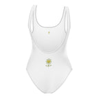 Big Heart White One-Piece Swimsuit - Alivwood