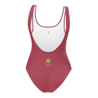 Air Balloon Hippie Pink One-Piece Swimsuit - Alivwood