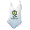 Alivwood 50Shades W/Blue One-Piece Swimsuit - Alivwood