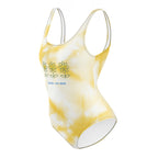 Alivwood Three Sunflowers Melange Yellow One-Piece Swimsuit - Alivwood