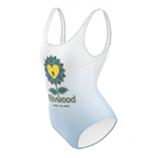 Alivwood 50Shades W/Blue One-Piece Swimsuit - Alivwood