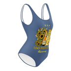 Flower+Prosecco+gifts Kashmir Blue One-Piece Swimsuit - Alivwood