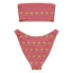 Flower Cabaret Recycled bandeau bikini - Alivwood
