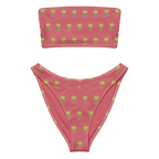 Flower Cabaret Recycled bandeau bikini - Alivwood