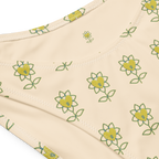 Flower Papaya Whip Recycled bandeau bikini - Alivwood