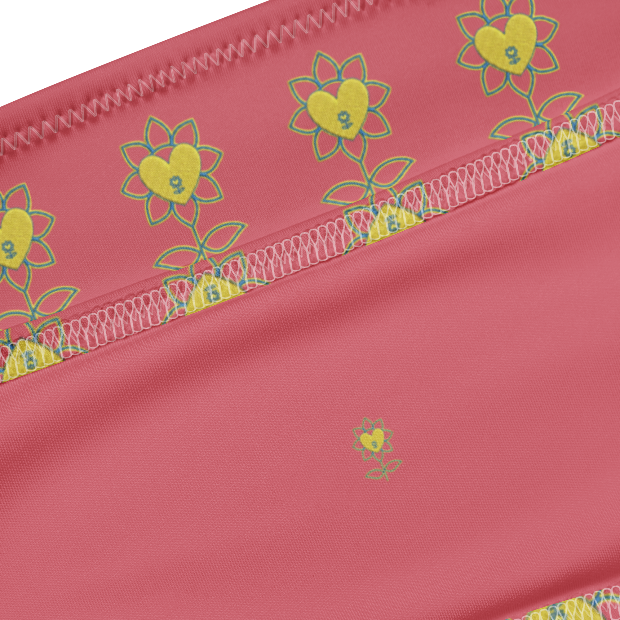 Flower Cabaret Recycled bandeau bikini - Alivwood