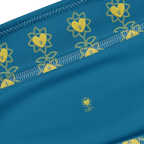 Flower Cerulean Recycled bandeau bikini - Alivwood