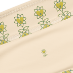 Flower Papaya Whip Recycled bandeau bikini - Alivwood