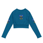 I miss everything Recycled long-sleeve crop top - Alivwood