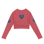 Can't explain Recycled long-sleeve crop top - Alivwood