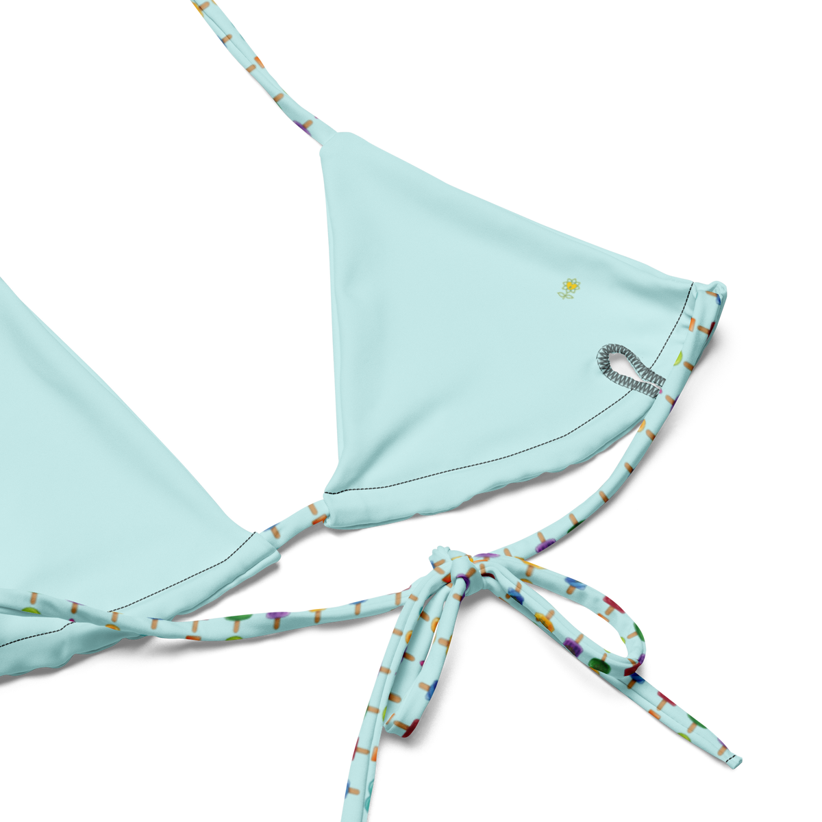 Ice-lolly All-over print recycled string bikini - Alivwood