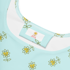Flower Allover Skater Dress - Alivwood