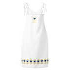 Alivwood Logo Tie-strap midi dress - Alivwood
