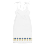 Alivwood Logo Tie-strap midi dress - Alivwood