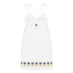 Alivwood Logo Tie-strap midi dress - Alivwood