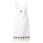 Alivwood Logo Tie-strap midi dress - Alivwood