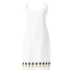 Alivwood Logo Tie-strap midi dress - Alivwood