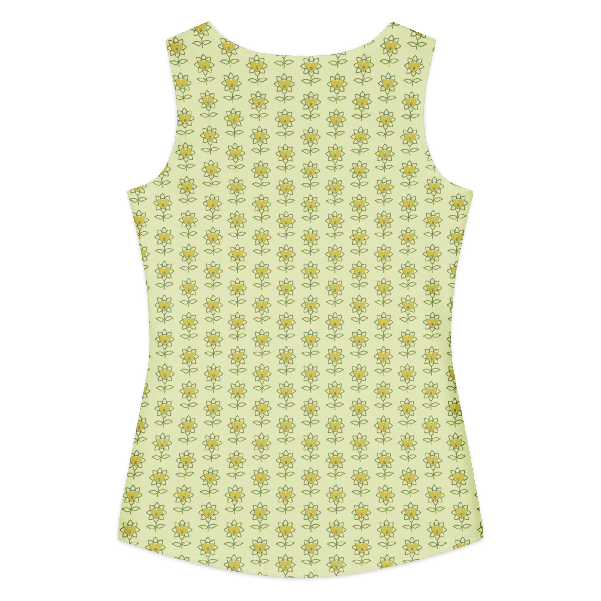 Flower Women's cotton tank top - Alivwood