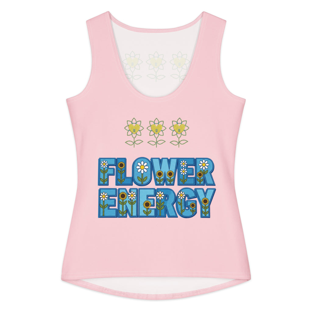 FlowerEnergy Women's cotton tank top - Alivwood