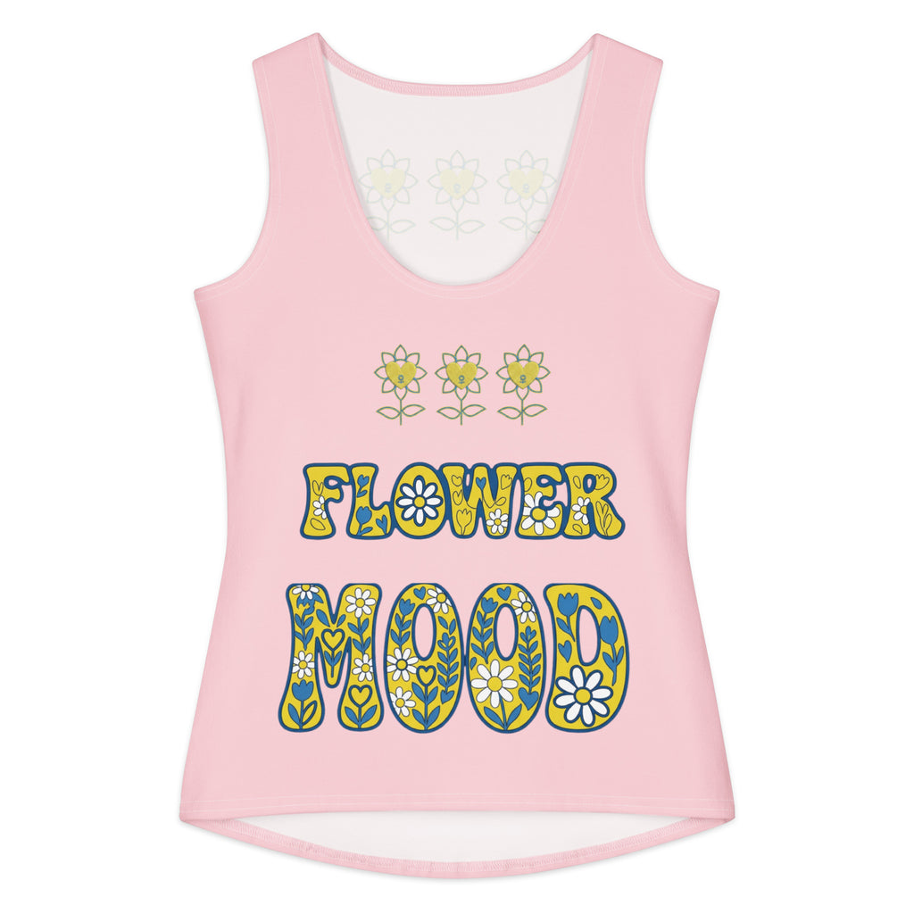 FlowerMood Women's cotton tank top - Alivwood