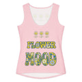 FlowerMood Women's cotton tank top - Alivwood