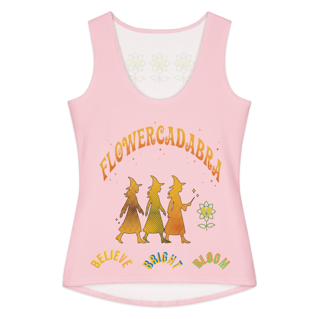 Flowercadabra Women's cotton tank top - Alivwood