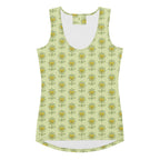 Flower Sublimation Cut & Sew Tank Top - Alivwood